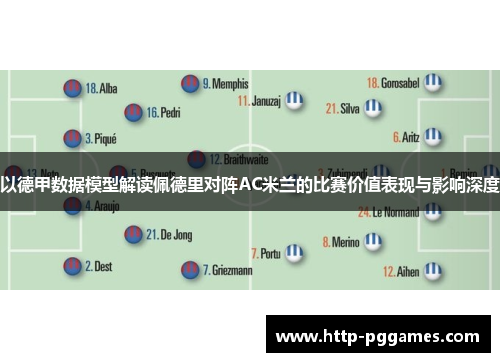 以德甲数据模型解读佩德里对阵AC米兰的比赛价值表现与影响深度 以德甲数据模型解读佩德里对阵AC米兰的比赛价值表现与影响深度